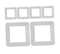 PATKAW 6 Pièces Switch Plate Cover en Silicone Blanc, Cache-interrupteur Incassable, Protection Garçon et Filles, Facile à Retirer, pour Salon et Chambre, pour Prises Électriques