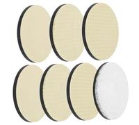 PATKAW 7pièces Set de Tampons à Polir pour Perceuse Disques de Polissage Voiture Multi-Usage pour Protection de Surface Efface Rayure Jante Alu et Nettoyage Auto Facile