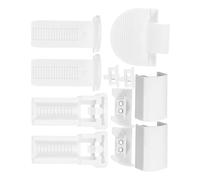 PATKAW Accessoires pour Stores Enrouleurs Blanc en Pom, Contrôleur de Stores Simple à Utiliser, Kit 11 Pièces pour Fenêtres de Bureau et Chambre