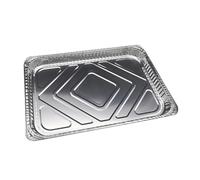 PATKAW Barquette Jetable en Aluminium Argenté 10 Pièces pour Barbecue