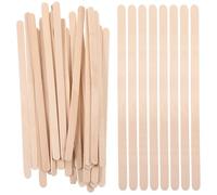 PATKAW Bâtonnets de Cire Spatule en Bois 100 Pièces 140X6X2 MM pour Épilation Corps Complet et Sourcils, Applicateurs Pratiques pour Soins Esthétiques