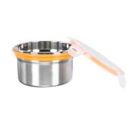 PATKAW Boîte de Conservation Alimentaire en Acier Inoxydable 640ml Couvercle Étanche, Portable et Pratique pour Étudiants et Bureau, pour Réfrigérateur et Sorties en Plein Air