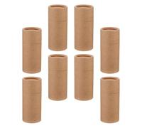PATKAW Boîtes Cylindriques en Papier Kraft 8 Pcs pour Flacons d'Huile Essentielle 100 Ml Emballage Écologique Boîte Ronde Pratique pour Rangement et Présent Coffret Transportable et