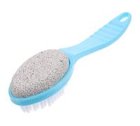 PATKAW Brosse Double Face Design Double Côté Vert Exfoliante en Pierre Naturelle Pieds et Éliminant Callosités pour Soin Pédicure Hommes et Femmes