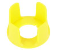 PATKAW Cache de Bouton D'arrêt D'urgence Jaune en Plastique Robuste Ajustement Stable pour Protection des Boutons en Garages et Électriciens