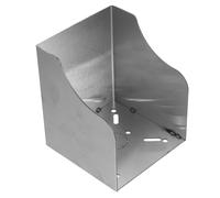 PATKAW Cache de Prise de Courant Extérieur en Acier Inoxydable Argenté, Boîtier Étanche et Résistant aux Intempéries pour Prise Électrique et Station de Recharge en Extérieur