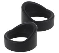 PATKAW Cache-oculaires en Caoutchouc Noir pour Microscope et Télescope, 2pcs, Faciles à Installer, Protection Oculaire Portable pour Observations en Champ Sombre