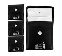 PATKAW Cendrier Anti-odeurs Portable pour Mégots, Pochette Extérieure Réutilisable en PP, Lot de 4, Compact et Pratique pour Usage en Plein Air