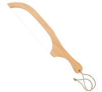 PATKAW Couteau à Inox Dentelé avec Manche Bois Ergonomique Trancheuse Manuelle pour Gâteau de Mie Outil de Cuisine pour Pâtisserie et Toast