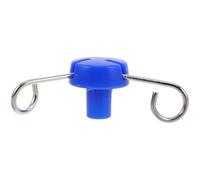 PATKAW Crochet de Rack Vertical en Acier Inoxydable 3 Crochets Télescopiques Suspendre d'Irrigation en Milieu Hospitalier Portable et Robuste