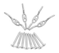 PATKAW Crochets de Sécurité Gestion Anti-enchevêtrement en Acier Inoxydable Lot de 4 pour Cordons de Stores pour Décorations de Maison et Œuvres d'art