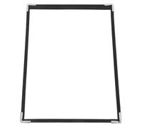 PATKAW Dossier de Menu en Pvc Transparent pour Restaurant Design D'angle, Pochettes à Plusieurs Pages, Facile à Organiser, pour Hôtels et Services de Restauration
