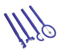 PATKAW Ensemble de 4 Outils D’Entraînement Langue en Plastique et Acier Inoxydable Masseur de Gencives et Entraîneur des Lèvres pour Orthophonie Rééducation Parole et Amélioration