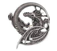 PATKAW Épingle à Pull Vintage Dragon en Alliage Léger pour Homme, Style Rock Médiéval, Facile à Assortir, pour Performances ou Usage Quotidien