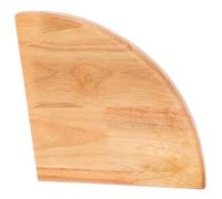PATKAW Étagère Murale en Bois Forme de Secteur, Support Mural Robuste Grosse Capacité, Design Simple et Gain de Place pour Chambre et Salon