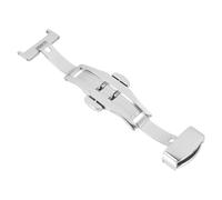 PATKAW Fermoirs en acier inoxydable 16 mm pour bracelets de montre, boucle de remplacement double-poussoir légère, conçue pour montres de loisirs femmes