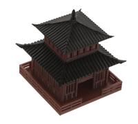 PATKAW Figurine Miniature de pavillon, Sculpture de Mini-pagode | Maquette en plastique d'un bâtiment ancien chinois pour aquarium, bonsaï, micro-paysage, ornement Feng Shui