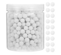 PATKAW Haricots de Billes Rondes Blanches en Céramique Réutilisables 9-10mm, Plat à Four pour Pâtisserie à L'aveugle pour et Four