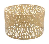 PATKAW -jour et Design Moderne en Métal Jaune pour Lampe de Table Structure Simple pour Salon ou Chambre à Coucher