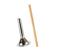 PATKAW Kit de Tubes à Saucisse Matériau Synthétique en Acier Inoxydable 2 Pièces Facile à Nettoyer pour Machine à Saucisses Cuisine Préparation de Viande