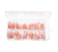 PATKAW Lot de 120 Faux Ongles Marron en Abs Effet Manucure Instantané Réutilisables, Style Simple et Élégant, pour Femmes et Filles Lors de Fêtes ou Occasions Spéciales