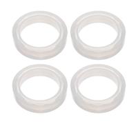 PATKAW Lot de 4 Anneaux diffuseurs d'arômes en Silicone, Ampoules de 62 | Anneau diffuseur à large ouverture, anneau de rechange en silicone pour arômes, réutilisable et facile à installer, idéal