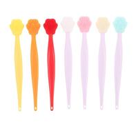 PATKAW Lot de 7 Brosses Nettoyantes Visage en Silicone Double Face en Forme de Patte de Chat Brosse Exfoliante Douce pour Pores du Nez Nettoyage en Profondeur Couleurs Attrayantes