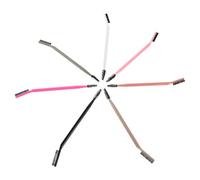 PATKAW Lot de 7 Pinceaux à Double Tête pour Maquillage des Yeux, Légers et Non Irritants, en Plastique et Nylon, pour Débutants et Voyages