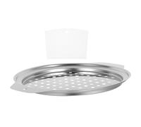 PATKAW Machine à Spaetzle en Acier Inoxydable avec Double Poignées, Coupe-pâtes Stable et Panier Vapeur Argenté pour Usage Quotidien Cuisine