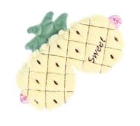 PATKAW Masque de Sommeil Yeux en Peluche Ananas Bandeau Élastique, Bloque la Lumière, Confortable et Respirant, pour Avion et Soirée Détente Couleur Aléatoire