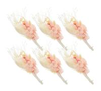 PATKAW Mini Bouquets de Fleurs Séchées Naturelles 6 Style Rustique et Champêtre pour Décoration de de Table pour Hôtels et Événements