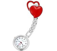 PATKAW Montre Suspendue de Cœur Étanche Clip Robuste pour Blouse Médicale Usage Infirmier