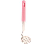 PATKAW Moule à Purée Manuel Acier Inoxydable Pressoir à Pommes de Terre Cuisine Tige Ergonomique Rose Résultat Fin et Homogène Nettoyage Facile