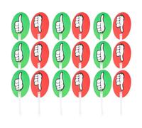PATKAW Oui Non Palettes De Vote Réutilisables 20pcs Plastique Vert Et Rouge Double Face Pour Interaction En t Quiz Enseignants Et Étudiants