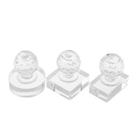 PATKAW Outil de Pressage Maquillage 3 Pièces - Moules Carrés 9 Compartiments, Rond Ø27 Mm et Rectangulaire 2 Compartiments - Presse Fards à Paupières, Blush, Sourcils et