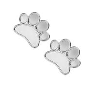 PATKAW Palette pour Nail Art 2pcs en Alliage Argenté Bague Design Créatif pour Mélange de Fondations Usage Personnel Beauté Manucure