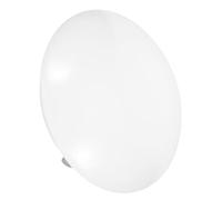PATKAW Panneau de Plafond Rond en Pvc Aimant, Abat-jour Plafond Blanc pour Salle de Bain et Salon, Design Élégant et Ambiance Chaleureuse, Remplacement du Couvercle de Plafonnier