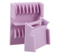 PATKAW Peigne de Guidage Violet pour Tondeuse à Cheveux Accessoire de Sabot de Coupe Professionnel Dents Arrondies Guide de Remplacement pour Coiffure Précise et Réparation des Pointes