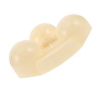 PATKAW Pièces de Fauteuil Inclinable Balles de Massage Dos en Plastique Beige, Mécanisme à Triple Têtes de Massage pour Spa Personnel et Voyage