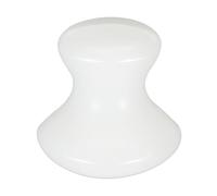 PATKAW Pierre de Massage Améliore Circulation et Mobilité en Verre Blanc Forme Champignon Masseur Tête pour Visage Soin Spa et Détente