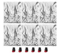 PATKAW Sachets à Liqueur Matériau Vmpet PE Capacité 2l Design Polyvalent Lot de 6 avec Bec Verseur Réutilisables pour Fêtes et Usage Quotidien