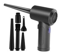 PATKAW Souffleur d'air 2000mah pour Rechargeable X 3 Ordinateur Portable | Abs Noir, Câble USB Type C Inclus, Nettoyage Profond, Usage Clavier et Accessoires pour PC