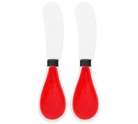 PATKAW Spatule à Beurre et Fromage 2 Pièces en Céramique, Outil Cuisine pour Étaler Confiture, Crème et Pâte à Tartiner, pour Pâtisserie Cuisine