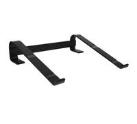 PATKAW Support de Bureau pour Ordinateur Stable Support pour Ordinateur Portable Alliage D'aluminium Noir Léger Surélevé pour Bureau pour Laptop et Tablette