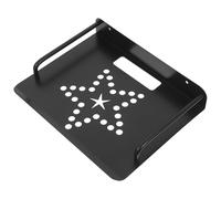 PATKAW Support Mural en Aluminium pour Projecteur et Routeur Rack de Stockage Perforé, pour Installation Murale Salon ou Bureau