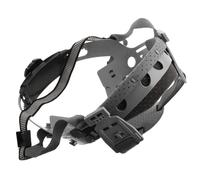 PATKAW Suspendre de Casque de Chantier à Bord Complet 4 Points Réglable avec Bouton à Cliquet, Insert Intérieur Absorbant la Sueur en Nylon et Éponge pour Chantiers Exigeants