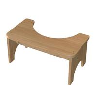 PATKAW Tabouret de Toilette en Bois Stable Centre de Gravité Équilibré, Facile à Nettoyer, pour Garçon et Filles et Toute la Famille, Marchepied Simple pour Salle de Bain