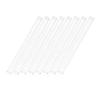 PATKAW Tubes en Acrylique Transparent Rangement et L'organisation Lot de 8 pour Parfum Couvercle Amovible, Légers et Pratiques des Bâtons de Parfum