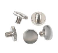PATKAW Vis de Fixation Lisse Lot de 5 Pièces en Métal Argenté Facile à Installer, Accessoire Indispensable pour Bouton Coulissant de Trompette pour Amateurs de Trompette