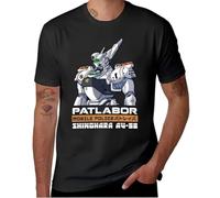 Patlabor T-Shirt Shirt Merch Men Women's Cotton Cool Short Sleeve Clothing Adult